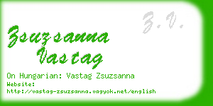 zsuzsanna vastag business card